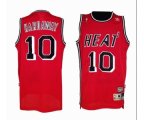 nba miami heat #10 hardaway red jerseys [m&n]