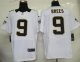 nike nfl new orleans saints #9 brees elite white jerseys