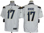 nike nfl san diego chargers #17 rivers white jerseys [nike limit