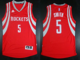 nba houston rockets #5 josh smith red hot pressing jerseys