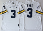 Michigan Wolverines White #3 Rashan Gary College Jersey