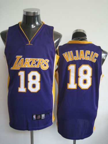 nba los angeles lakers #18 vujacic purple cheap jerseys
