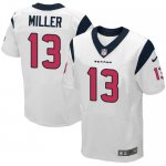 Men's Nike Houston Texans #13 Braxton Miller Elite White NFL Jersey