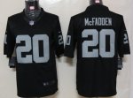nike nfl oakland raiders #20 darren mcfadden black jerseys [nike