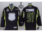 NHL Tampa Bay Lightning #91 Steven Stamkos Black 2015 All Star 2