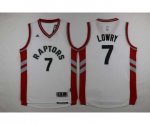 nba toronto raptors #7 kyle lowry white 2016 new jerseys