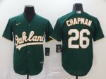 2020 New Baseball Oakland Athletics #26 Matt Chapman Green Stitched Jersey