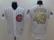 men mlb chicago cubs #49 jake arrieta white 2017 gold program flex base champion stitched baseball jerseys