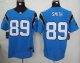 nike nfl carolina panthers #89 steve smith elite blue jerseys