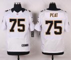nike new orleans saints #75 peat white elite jerseys