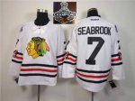 NHL Chicago Blackhawks #7 Brent Seabrook White 2015 Stanley Cup