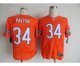 nike nfl chicago bears #34 payton elite orange jerseys