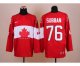 nhl team canada olympic #76 subban red jerseys [2014 Olympic]