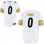 Men's NFL Pittsburgh Steelers #0 James Conner Nike White 2017 Draft Pick Elite Jersey