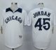 MLB Jersey Chicago White Sox #45 Michael Jordan White 1976 Turn