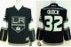 youth nhl los angeles kings #32 quick black jerseys