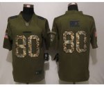 nike san francisco 49ers #80 jerry rice army green salute to ser