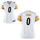 Women NFL Pittsburgh Steelers #0 James Conner Nike White 2017 Draft Pick Game Jersey