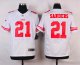 nike san francisco 49ers #21 sanders white elite jerseys