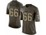 nike nfl green bay packers #66 ray nitschke army green salute to service limited jerseys