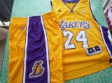 nba los angeles lakers #24 bryant yellow suit cheap jerseys [new