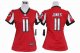 nike women nfl atlanta falcons #11 jones red jerseys