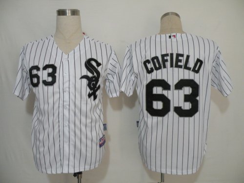 MLB Jerseys Chicago White Sox 63 Cofield White