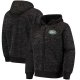 Football New York Jets G III Sports By Carl Banks Discovery Sherpa Full Zip Jacket Heathered Black