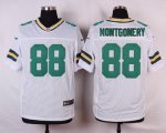 nike green bay packers #88 montgonery white elite jerseys