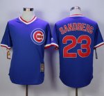 mlb chicago cubs #23 ryne sandberg blue cooperstown stitched jerseys