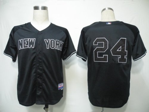 Baseball Jerseys New York Yankees #24 Cano Black[cool base]