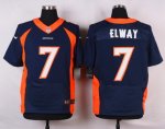 nike denver broncos #7 elway blue elite jerseys