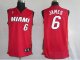 Basketball Jerseys miami heat #6 james red(fans edition)