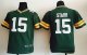 youth nike green bay packers #15 starr green jerseys