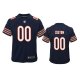Chicago Bears #00 Custom Navy Game Jersey - Youth