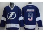NHL Tampa Bay Lightning #9 Tyler Johnson Blue USA Flag Fashion S