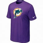 Miami Dolphins sideline legend authentic logo dri-fit T-shirt pu