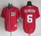 Nationals #6 Anthony Rendon Red New Cool Base Stitched MLB Jerse