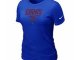 Women New York Giants Blue T-Shirt