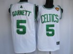 Basketball Jerseys boston celtlcs #5 garnett white(2010 finals)