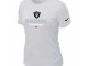 Women Okaland Raiders White T-Shirt