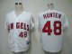 MLB Jerseys Los Angeles Angels 48 Hunter White Cool Base