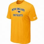 New England Patriots T-shirts yellow