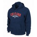mlb chicago cubs pullover hoodie dark blue