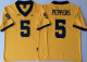Michigan Wolverines Yellow #5 Jabrill Peppers College Jersey