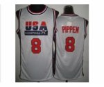 2012 usa jerseys #8 pippen white jerseys