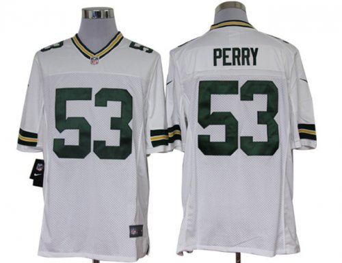nike nfl green bay packers #53 perry white [nike limited]