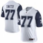nike nfl dallas cowboys #77 tyron smith white rush limited jerseys