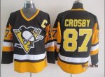 Mitchell & Ness Men Pittsburgh Penguins #87 Sidney Crosby Black Stitched NHL Jersey