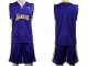 Basketball Jerseys los angeles lakers blank purple(suit)